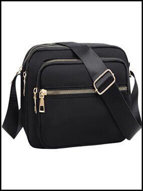 Nylon Crossbody Bag Waterproof Messenger Purse Casual Travel
